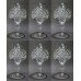 Set of 6 Tudor Crystal "Beaufort" Wine Goblets