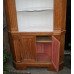 Victorian Pine Pediment Corner Cabinet