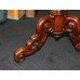 Victorian Three Legged Mahogany Circular Upholstered Piano Stool