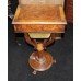 Victorian Walnut Sewing Works Table