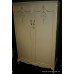 Vintage Olympus Cream Louis XV Style Double Wardrobe