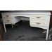 Vintage Painted White Shabby Chic Style Dressing Table