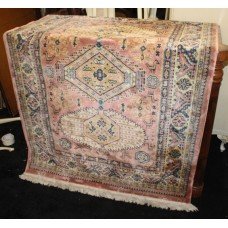 Vintage Persian Pink Rug 4 ft x 6 ft 3 in