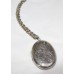 Vintage Engraved Silver Locket on Chain