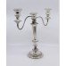 Vintage Silver Plated Three Light Candelabra