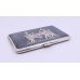 Vintage Sterling Silver Siam Cigarette Case Engraved War Elephants