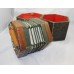 Vintage Wooden Concertina in Carrying Case